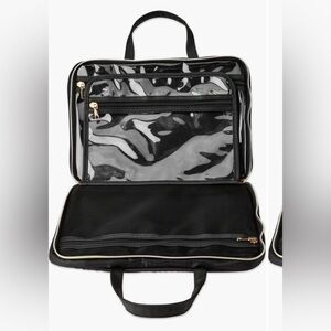 Black Kestrel Travel Cosmetics Case EUC